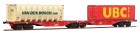 40351 ACME Articulated Container car type Sggrss 80 loaded with Bulk containers UBC and Van Den Bosch
